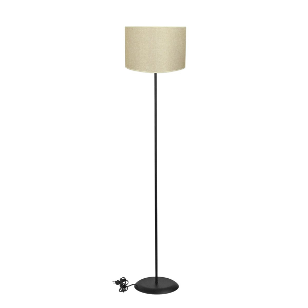 Φωτιστικό Δαπέδου Heronia HFLB-02 14-0416 Black/Beige