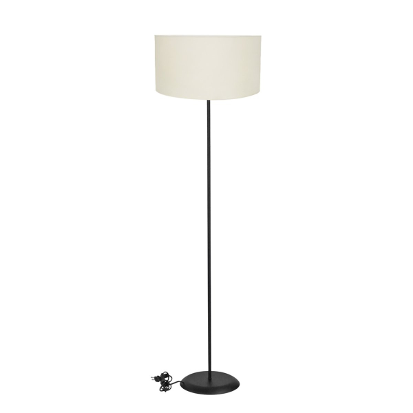 Φωτιστικό Δαπέδου Heronia HFLB-01 14-0417 Black/Creme