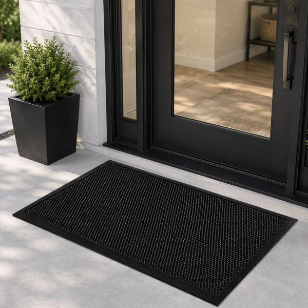 Πατάκι Εισόδου (60x90) Pol Rugs & Mats 3D Grey