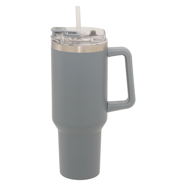 Κούπα Θερμός Με Λαβή & Καλαμάκι 1.2lt F-V Alex 198062 Grey