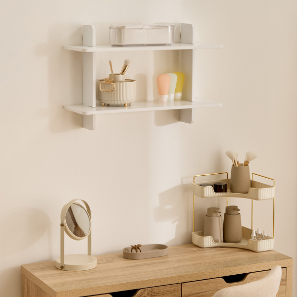 Ραφιέρα Τοίχου (60x19x40) F-V Fixy White 221026A
