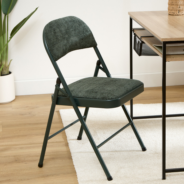 Πτυσσόμενη Καρέκλα Κουζίνας (46.5x46.5x79.5) F-V Flexy Velvet Green 221059B