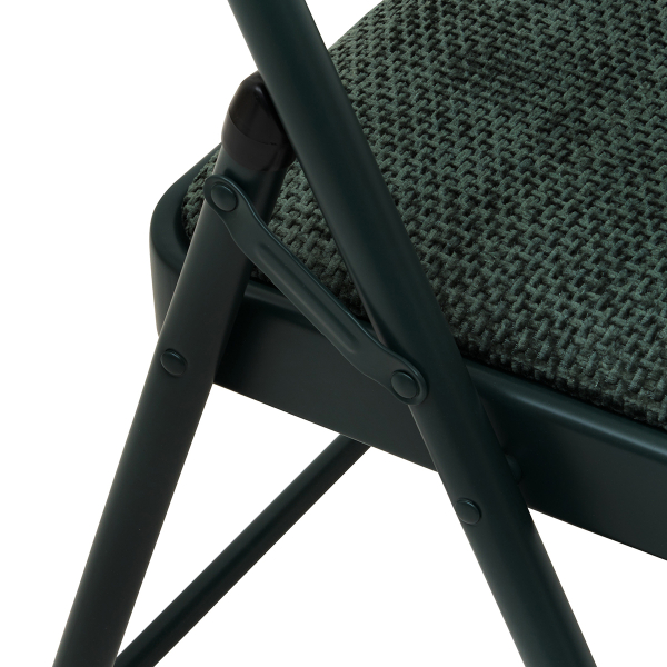 Πτυσσόμενη Καρέκλα Κουζίνας (46.5x46.5x79.5) F-V Flexy Velvet Green 221059B