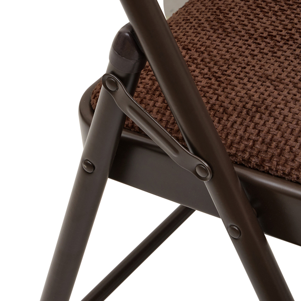 Πτυσσόμενη Καρέκλα Κουζίνας (46.5x46.5x79.5) F-V Flexy Velvet Brown 221059A