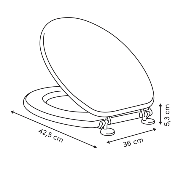 Καπάκι Λεκάνης (42.5x36) F-V Bloom 174693C
