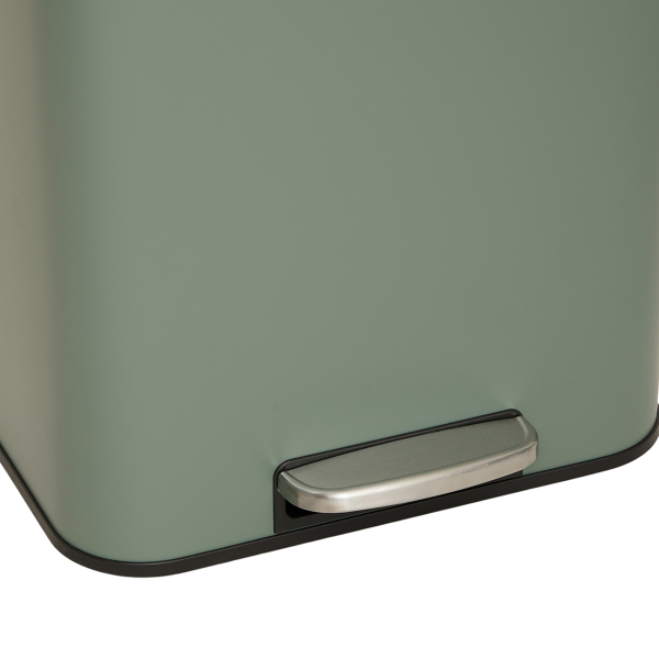 Κάδος Απορριμμάτων (36.2x28.8x63) F-V 30lt Delta Green 221534C