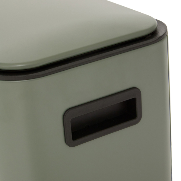 Κάδος Απορριμμάτων (41.5x24.5x46.5) F-V 20lt Delta Green 221552D