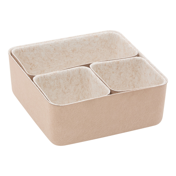 Θήκες Οργάνωσης (Σετ 4τμχ) F-V Feltia 218621 Beige