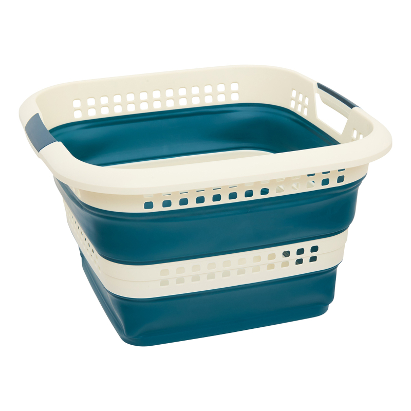 Πτυσσόμενο Καλάθι Ρούχων (48.7x48x33.3) F-V Laundry 186192B Blue