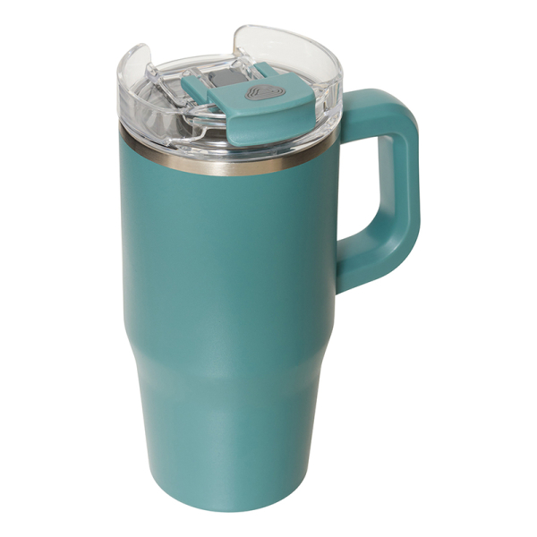 Κούπα Θερμός Με Λαβή & Καλαμάκι 600ml F-V Alex 213566 Blue