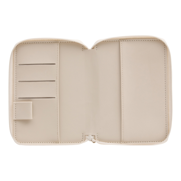 Θήκη Διαβατηρίου & Ετικέτα Βαλίτσας (Σετ 2τμχ) F-V Mellia 213602 Beige