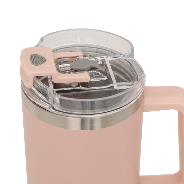 Κούπα Θερμός Με Λαβή & Καλαμάκι 1.2lt F-V Alex 198062 Pink