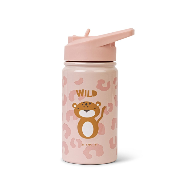 Παγούρι - Θερμός 350ml Με Καλαμάκι Saro Born to Be Wild 74511