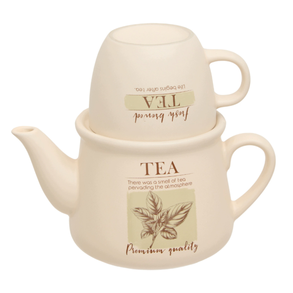 Τσαγιέρα Με Κούπα & Φίλτρο 600ml S-D Wellness 217822