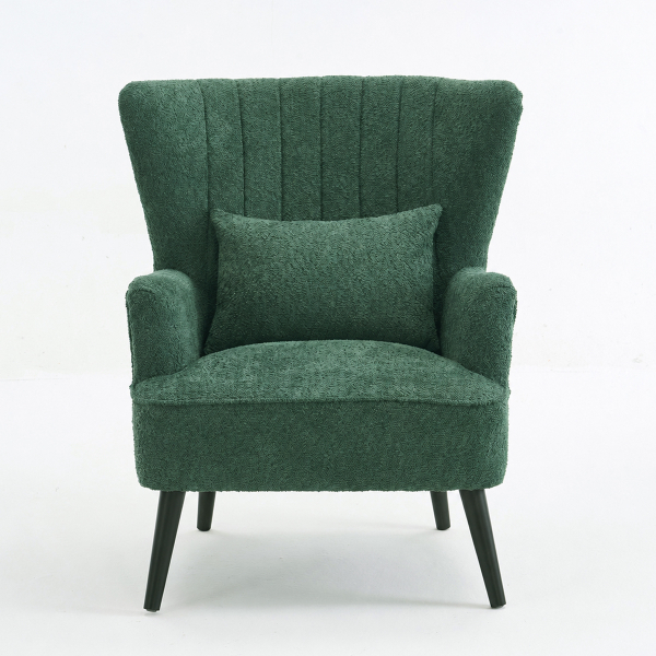 Πολυθρόνα Μπουκλέ (79x76.5x95.5) Spitishop Embrace Green