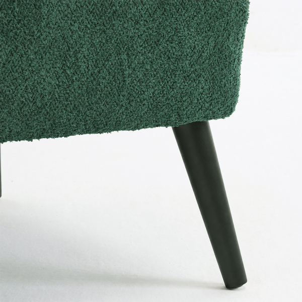 Πολυθρόνα Μπουκλέ (79x76.5x95.5) Spitishop Embrace Green