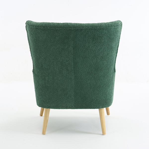 Πολυθρόνα Μπουκλέ (79x76.5x95.5) Spitishop Embrace Green/Natural