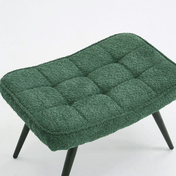 Υποπόδιο Μπουκλέ (60x40x38) Spitishop Ease Green
