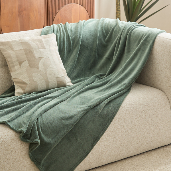 Κουβέρτα Fleece Ημίδιπλη (180x230) A-S Throw Linden 120503F
