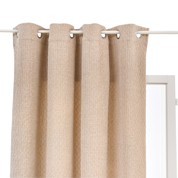 Κουρτίνα (140x260) Με Τρουκς A-S Fran Beige 223252A