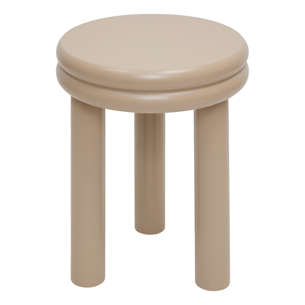Βοηθητικό Τραπεζάκι (Φ40x47) A-S Plump Beige 213118A