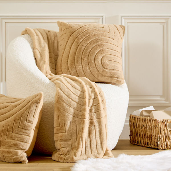 Κουβέρτα Γούνινη Ημίδιπλη (180x230) A-S Arka Beige 212413A