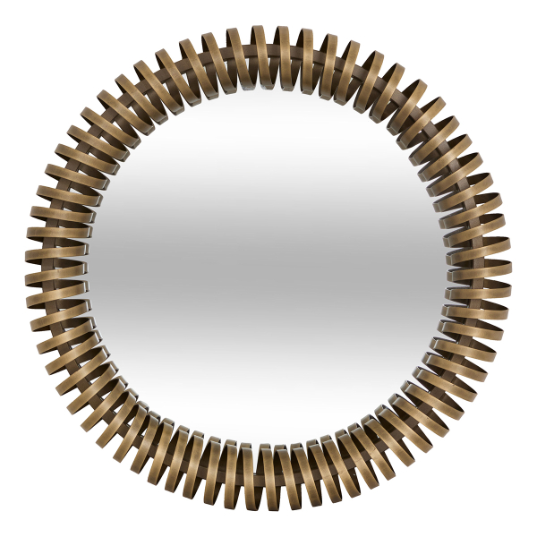 Διακοσμητικός Καθρέφτης Τοίχου (Φ61) A-S Barrel Gold 223800A
