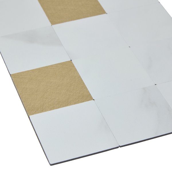 Αυτοκόλλητα Πλακάκια (Σετ 2τμχ) A-S Mina White 223869A