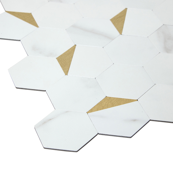 Αυτοκόλλητα Πλακάκια (Σετ 2τμχ) A-S Mina White 223867A