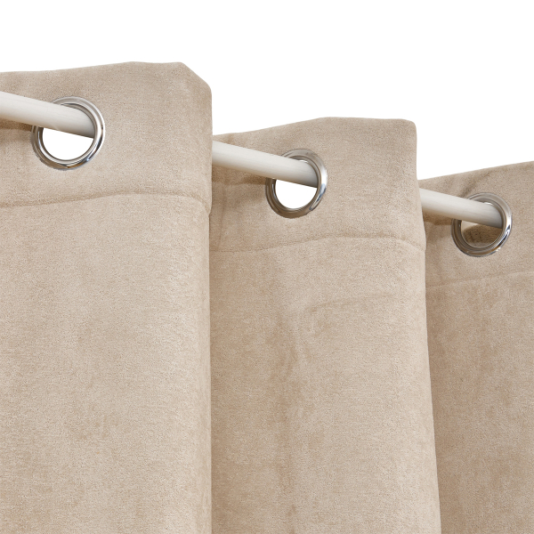 Θερμομονωτική Κουρτίνα (140x260) Με Τρουκς A-S Automne Beige 223331