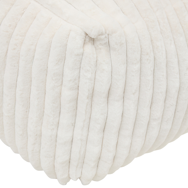 Πουφ (78x61x42) A-S Muzi White 214294A
