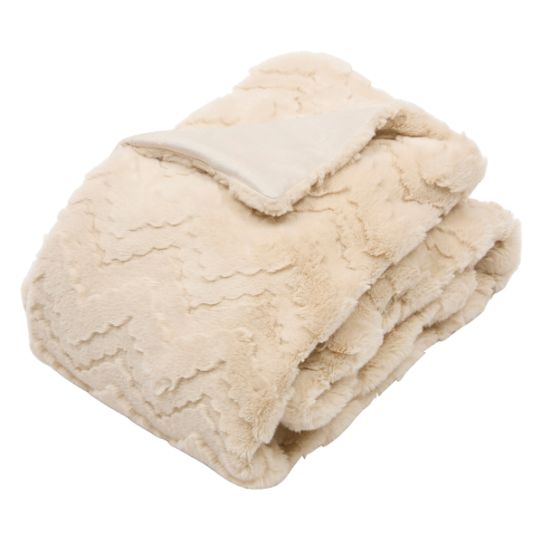 Γούνινη Κουβέρτα Καναπέ (120x160) A-S Nalia Beige 223224A