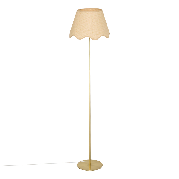 Βάση Φωτιστικού Δαπέδου Με Ντουί E27 A-S Galia Gold 221658A