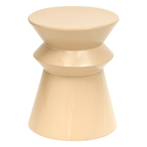 Βοηθητικό Τραπεζάκι (Φ35.5x45) A-S Maya Beige 213195A