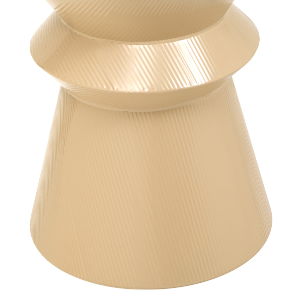 Βοηθητικό Τραπεζάκι (Φ35.5x45) A-S Maya Beige 213195A