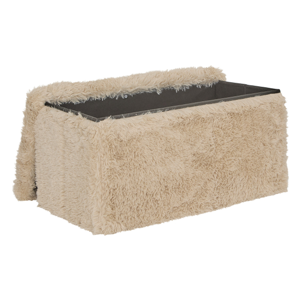 Ταμπουρέ Με Αποθηκευτικό Χώρο (76x38x38) A-S Duvia Beige 223615