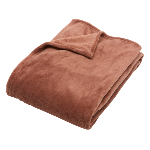 Κουβέρτα Καναπέ Fleece (130x180) A-S Throw Terracotta 131648S