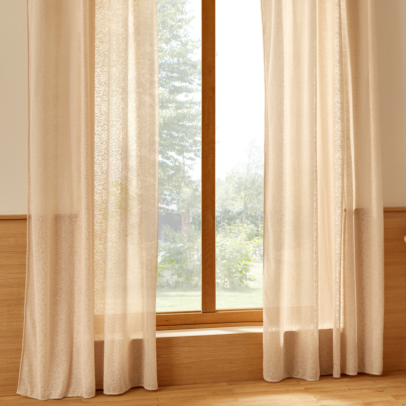Κουρτίνα Μπουκλέ (140x240) Με Τρουκς A-S Eyda Beige 223247B