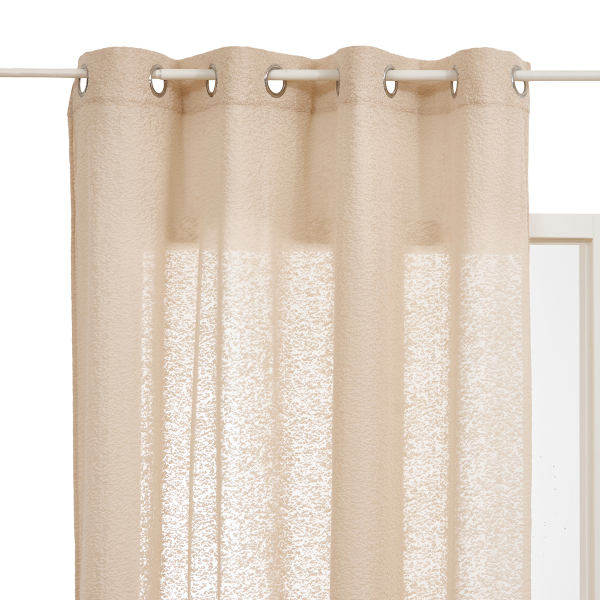 Κουρτίνα Μπουκλέ (140x240) Με Τρουκς A-S Eyda Beige 223247B