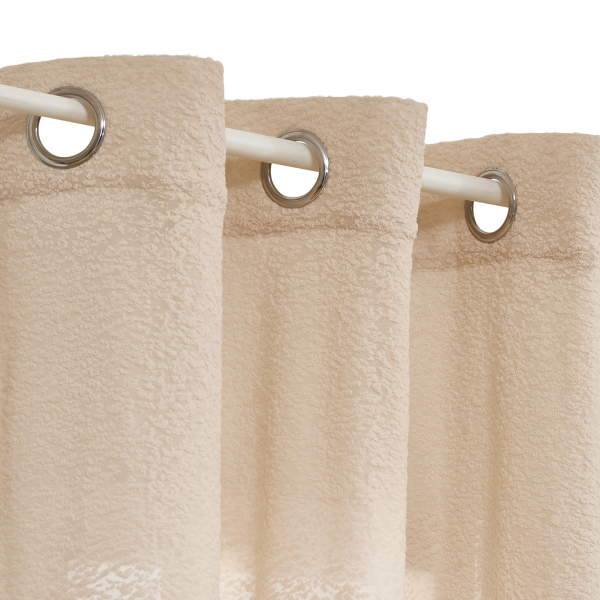 Κουρτίνα Μπουκλέ (140x240) Με Τρουκς A-S Eyda Beige 223247B