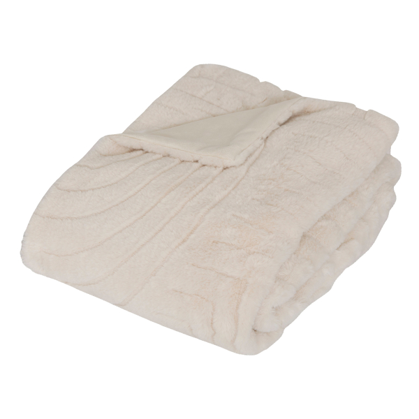 Κουβέρτα Γούνινη Ημίδιπλη (180x230) A-S Arka Ivory 212413