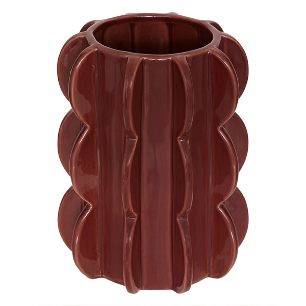 Διακοσμητικό Βάζο (Φ14x19) A-S Homy 218928 Brown