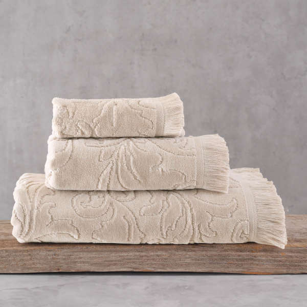 Πετσέτες Μπάνιου (Σετ 3τμχ Σακούλα) Rythmos Sienna SS2025 500gsm