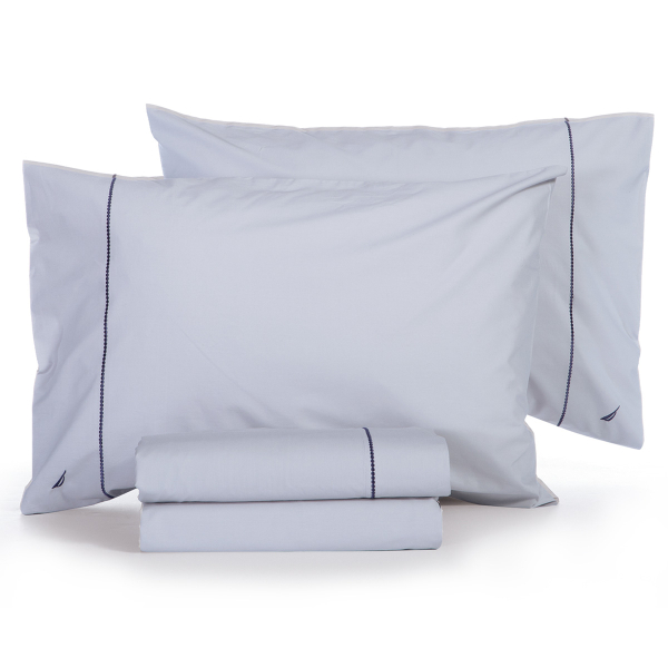 Σεντόνια Διπλά (Σετ) Nautica By Nef-Nef Homeware Nau Wave Solid