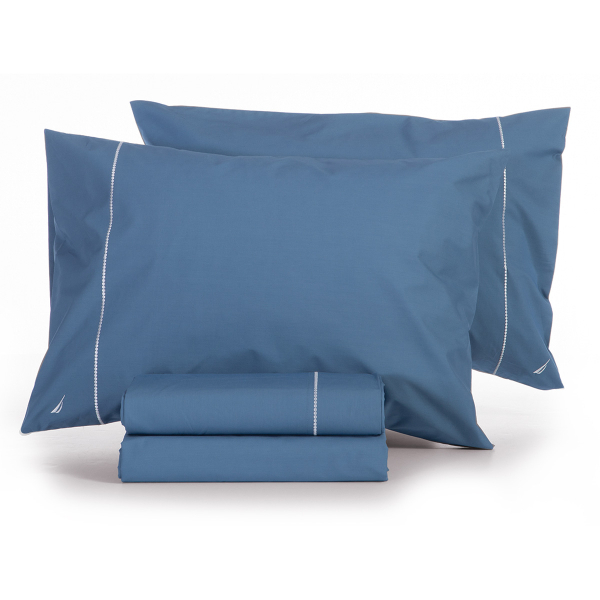 Σεντόνια Διπλά (Σετ) Nautica By Nef-Nef Homeware Nau Wave Solid