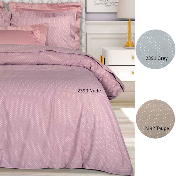 Σεντόνι King Size Επίπεδο (260x280) Greenwich Polo Club Loft Small Dots