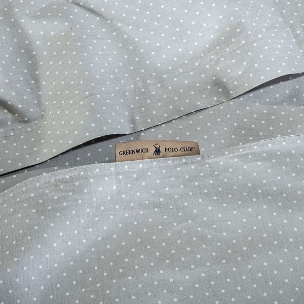 Σεντόνι King Size Επίπεδο (260x280) Greenwich Polo Club Loft Small Dots
