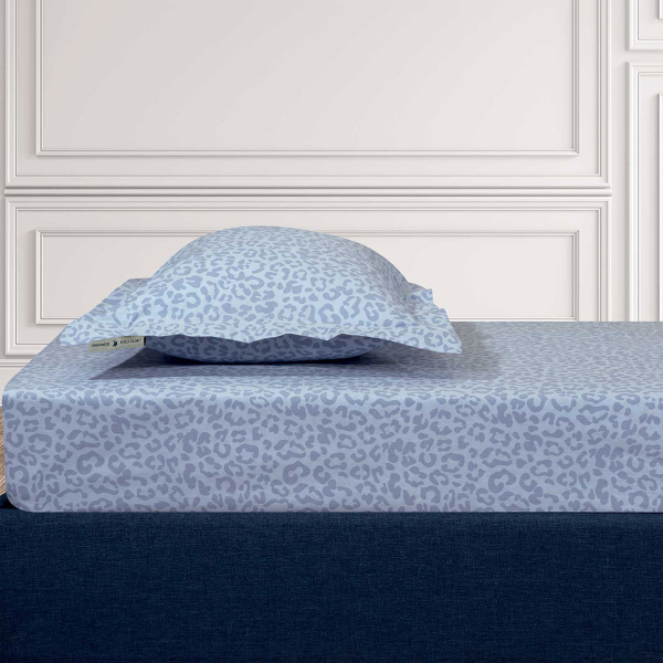 Σεντόνι Υπέρδιπλο Με Λάστιχο (160x200+35) Greenwich Polo Club Loft Leopard