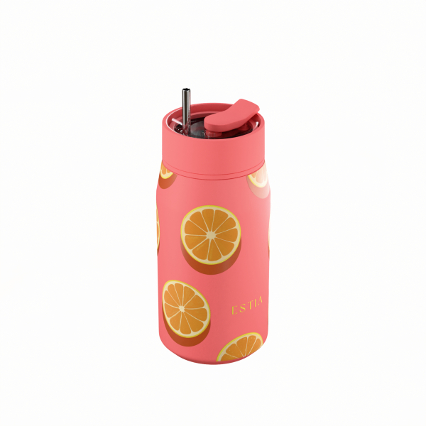 Ποτήρι Θερμός 360ml Estia Save The Aegean Lens Orange Pop 01-43056