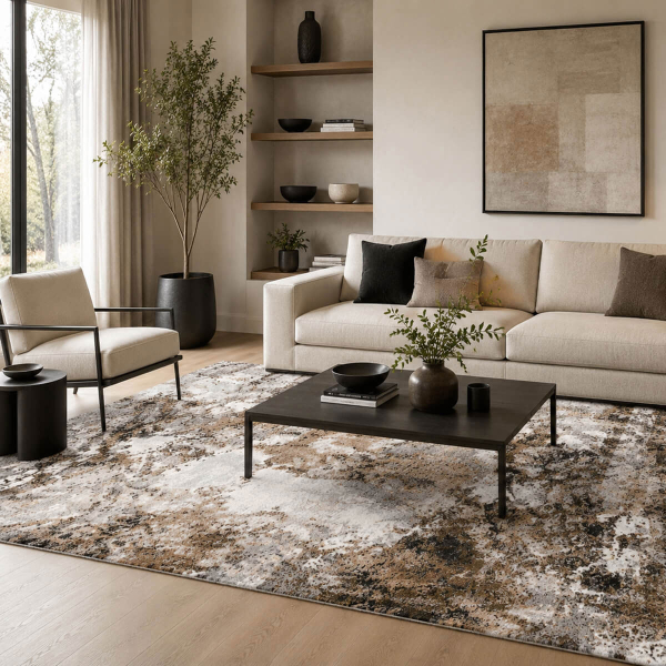Χαλί (200x290) Polcarpet Estia 136 Brown/Grey